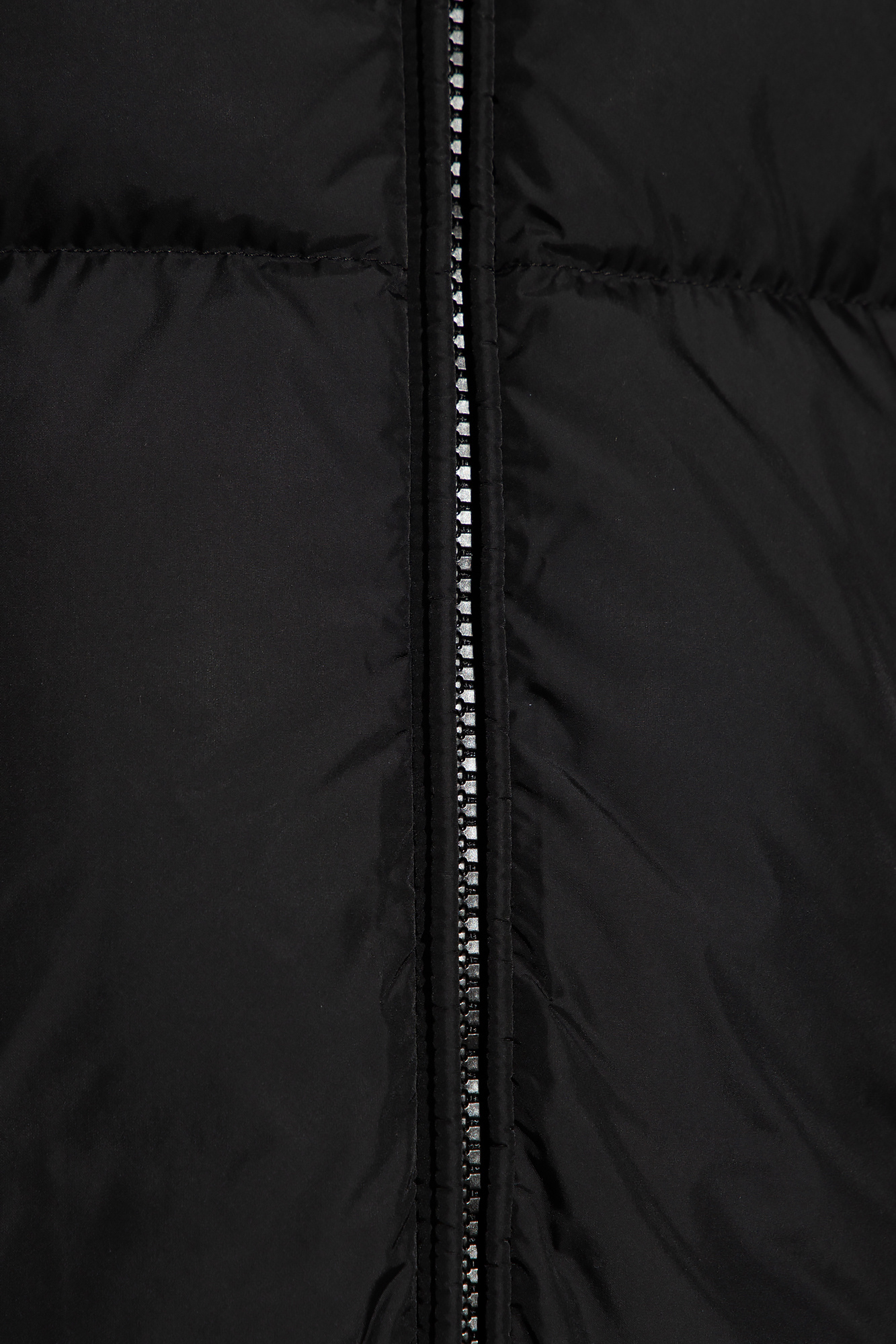 MONCLER 黒　トップス モンクレール トップス 袖ニット 身頃ダウン フード付き メンズ